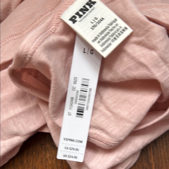 PINK Victoria's Secret Pink Polo T-shirt with Circular Logo - Picture 3 of 3